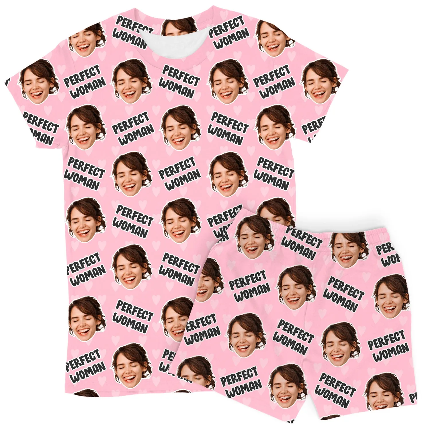 Women's Perfect Woman Personalised PJs - Shorts Set sold by Super Socks