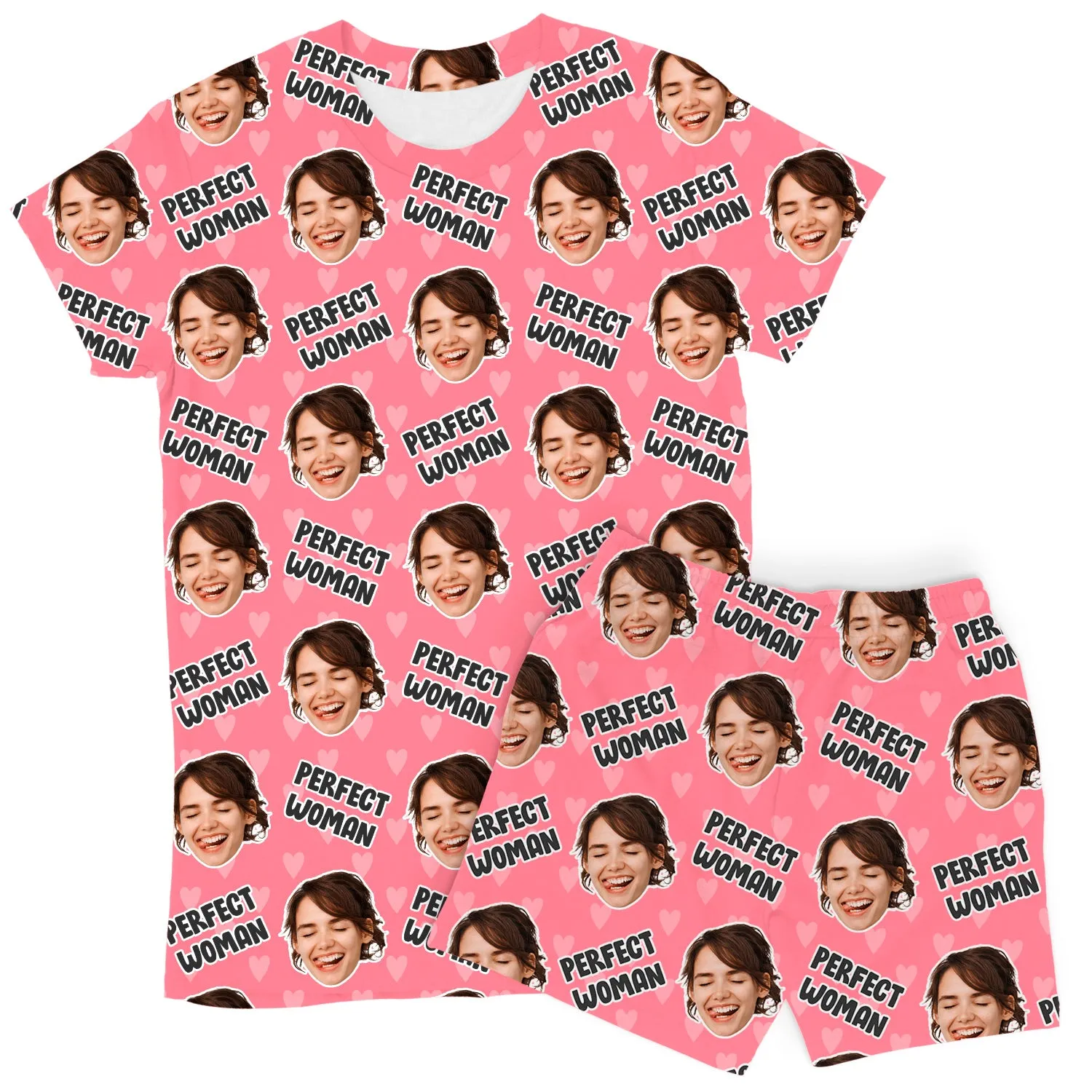 Women's Perfect Woman Personalised PJs - Shorts Set sold by Super Socks product image thumbnail 5