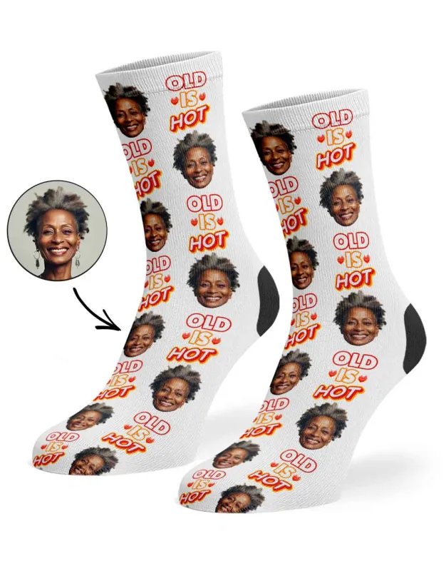 Old Is Hot! Socks sold by Super Socks