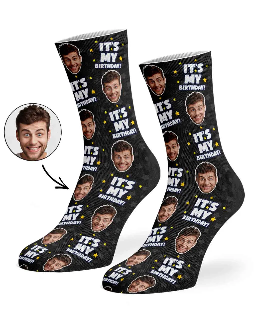 It's My Birthday Socks sold by Super Socks product image thumbnail 4
