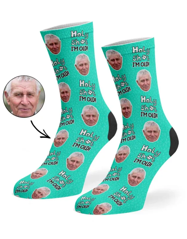 Holy Sh*t I'm Old Socks sold by Super Socks