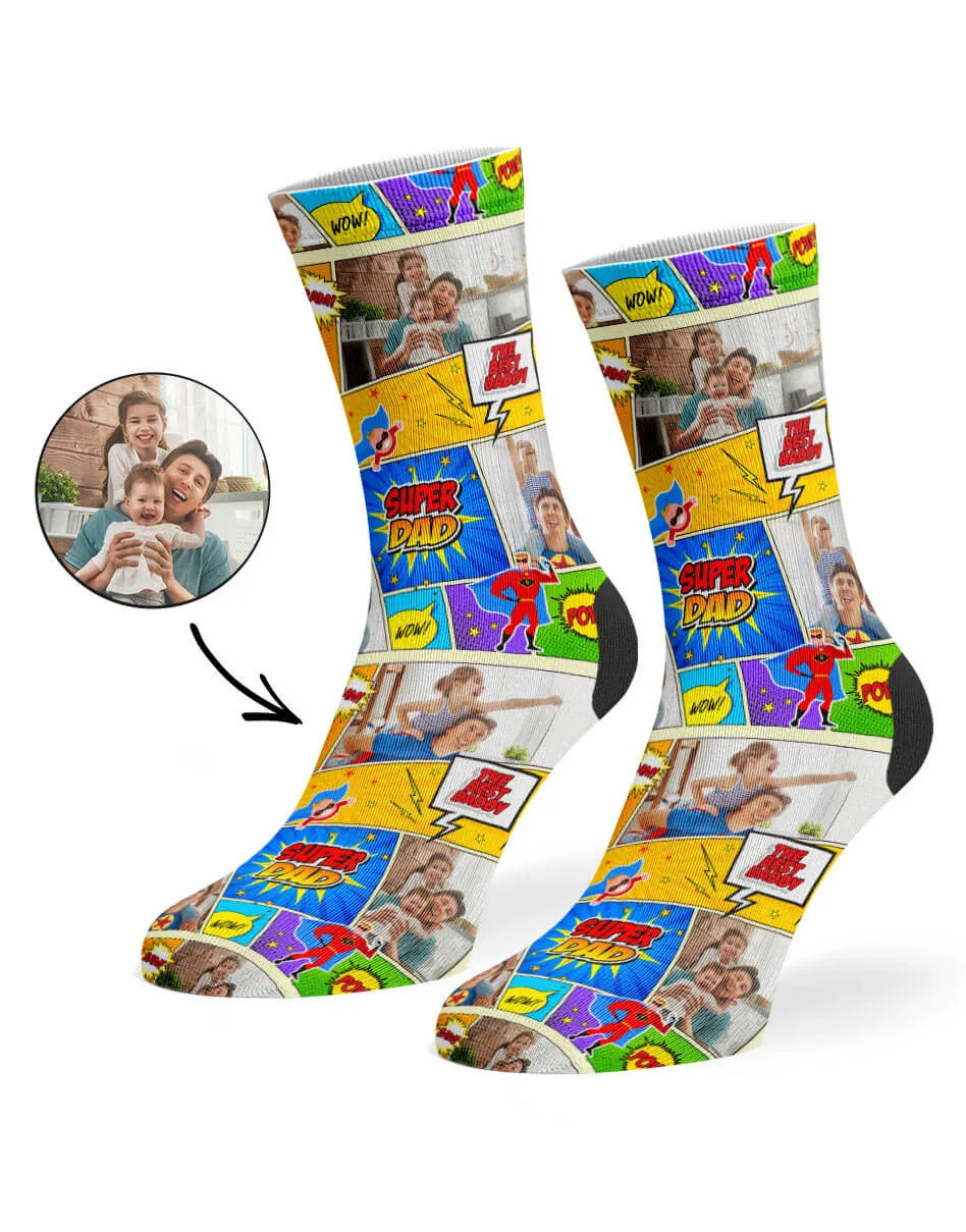 Super Comic Dad Socks sold by Super Socks product image thumbnail 2