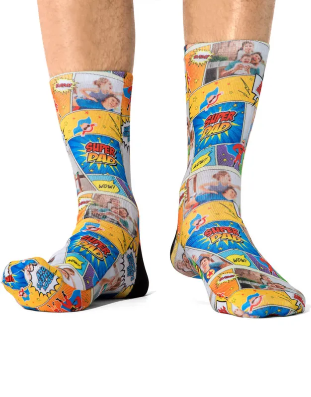 Super Comic Dad Socks sold by Super Socks
