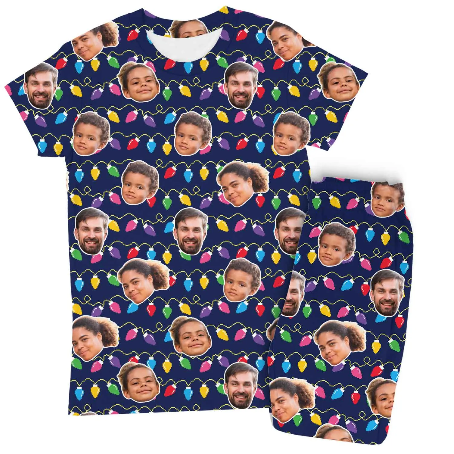 Women's Christmas Lights Pyjamas - Trouser Set sold by Super Socks