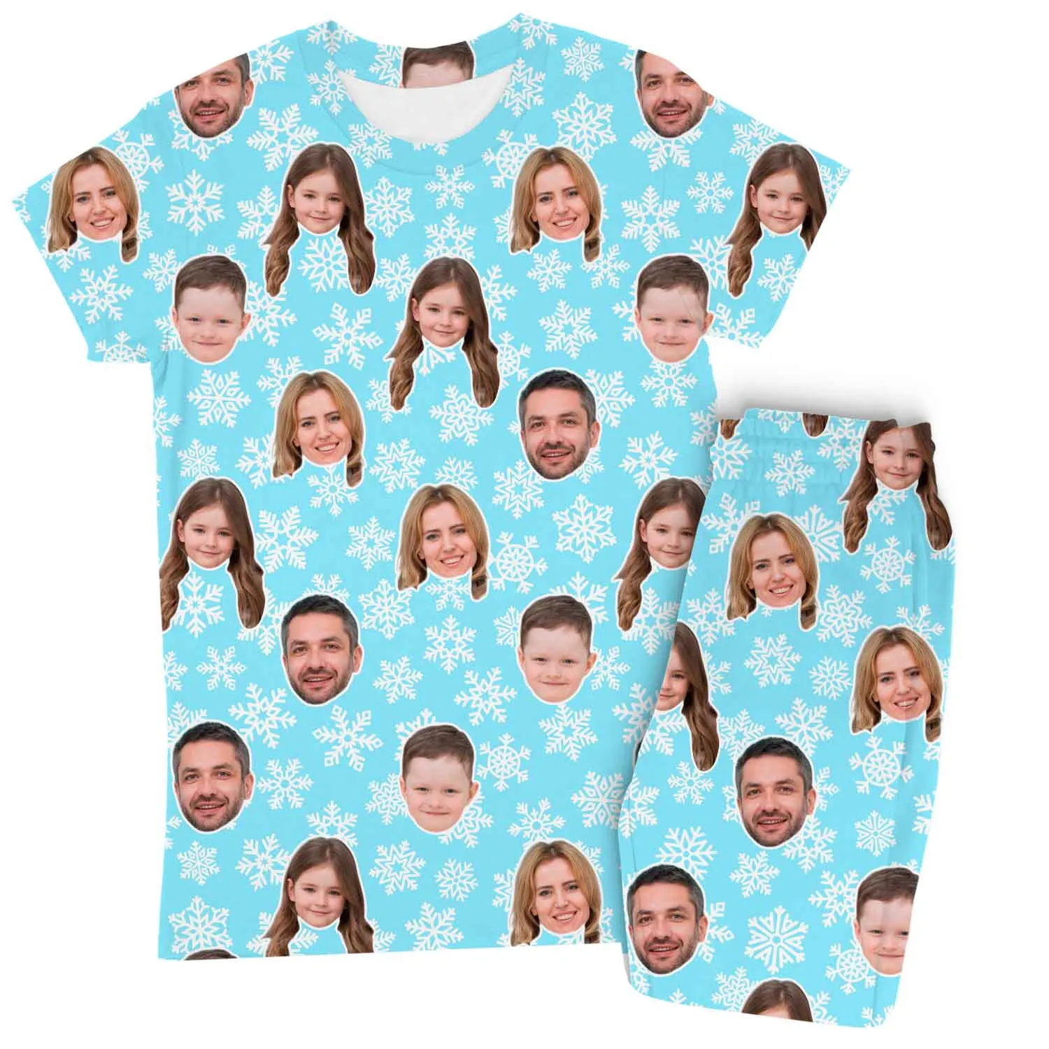 Women's Snowflake Christmas Pyjamas - Trouser Set sold by Super Socks