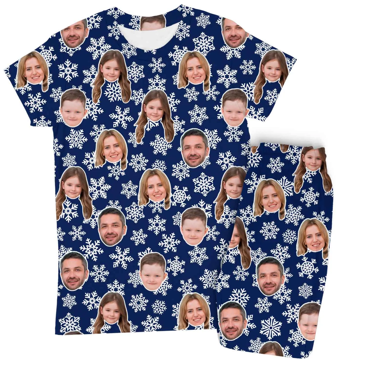 Women's Snowflake Christmas Pyjamas - Trouser Set sold by Super Socks product image thumbnail 2