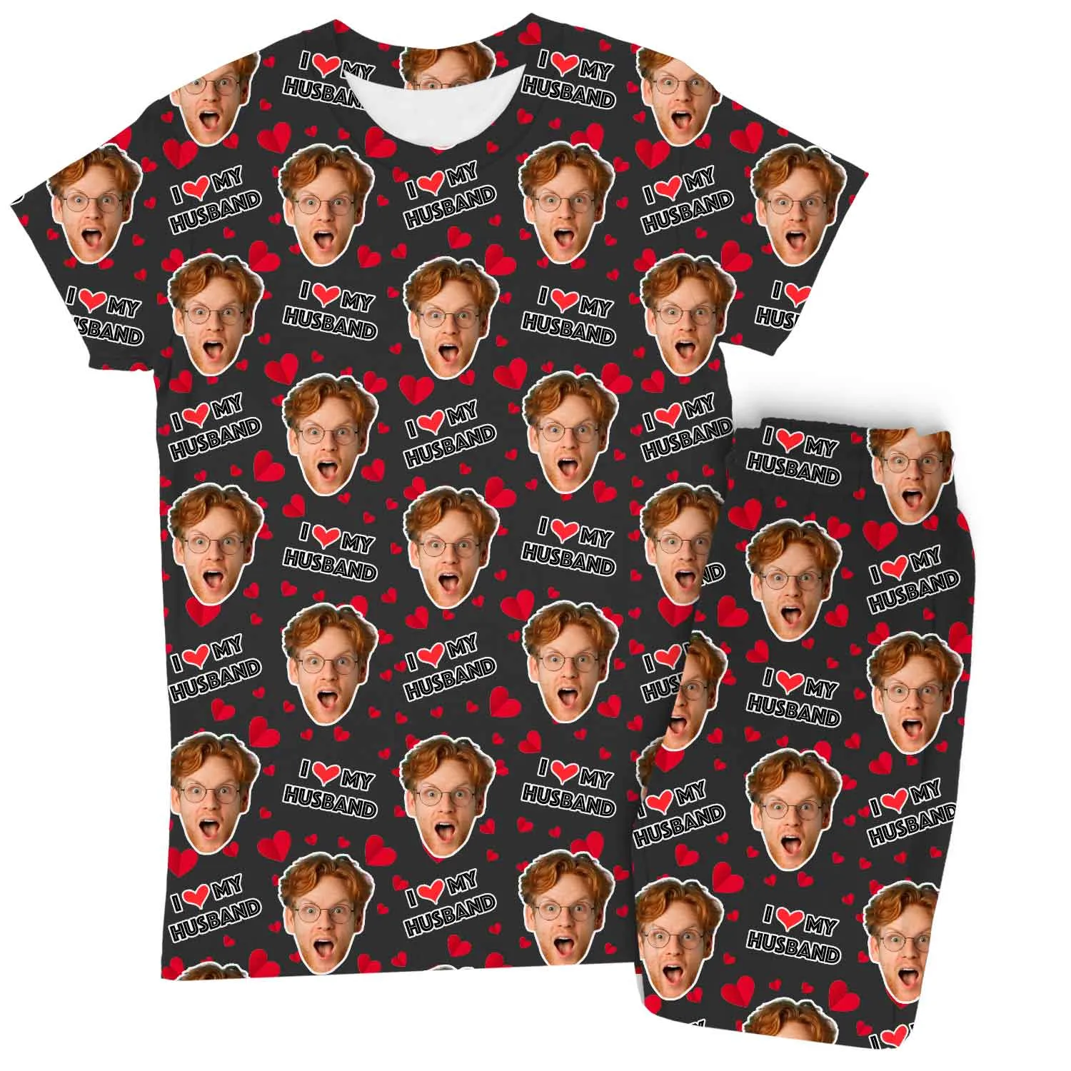 Women's I Love My Husband Pyjamas - Trouser Set sold by Super Socks product image thumbnail 2