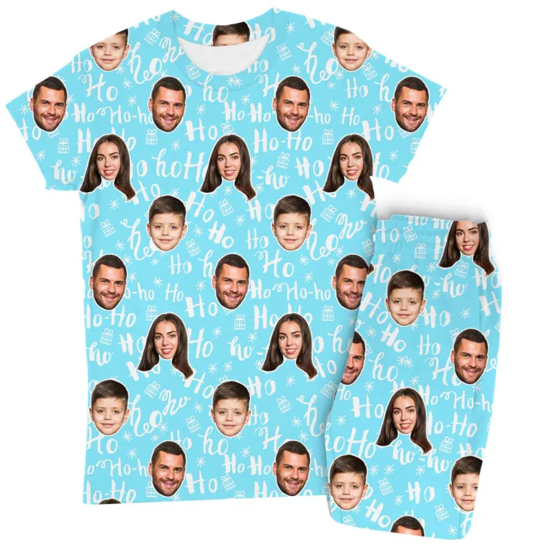 Women's Ho Ho Ho Christmas Pyjamas - Trouser Set sold by Super Socks