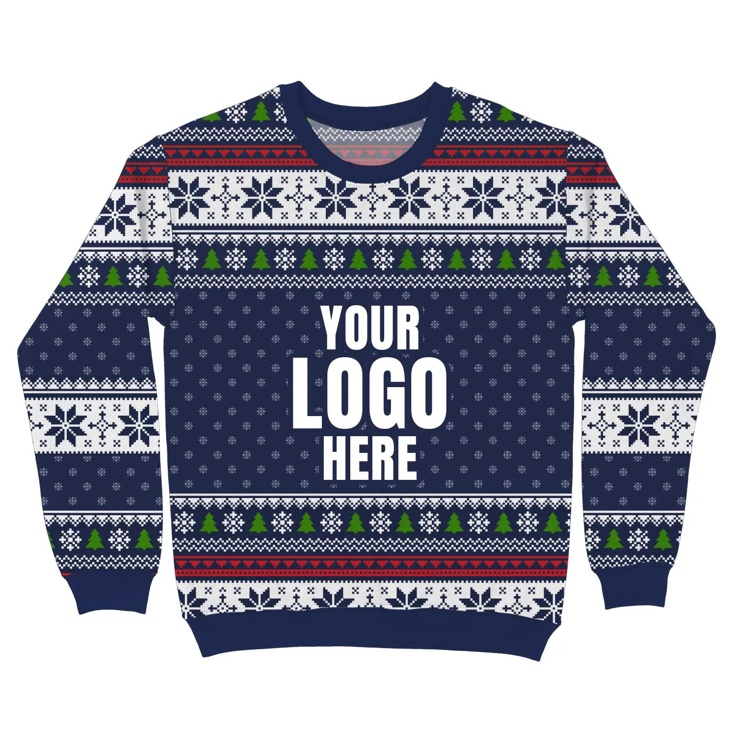 Your Logo Personalised Christmas Jumper sold by Super Socks