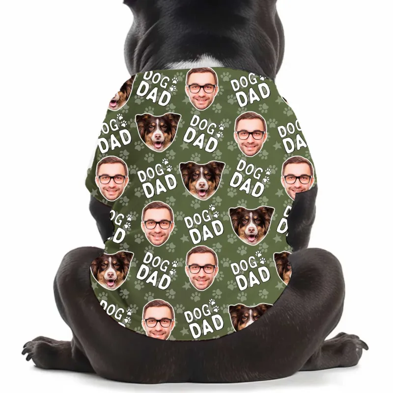 Dog Dad Personalised Dog T Shirt sold by Super Socks