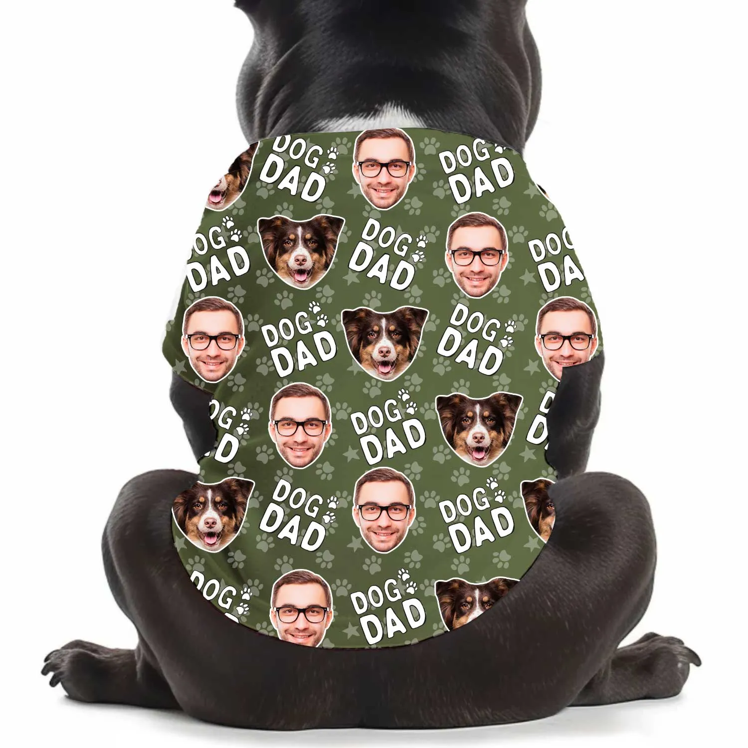 Dog Dad Personalised Dog T Shirt sold by Super Socks