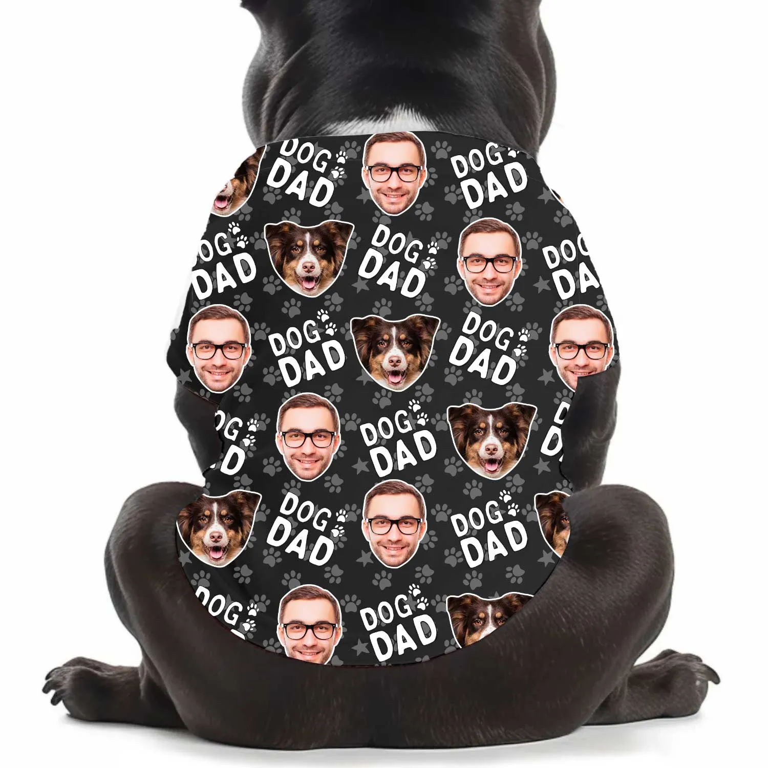 Dog Dad Personalised Dog T Shirt sold by Super Socks product image thumbnail 3