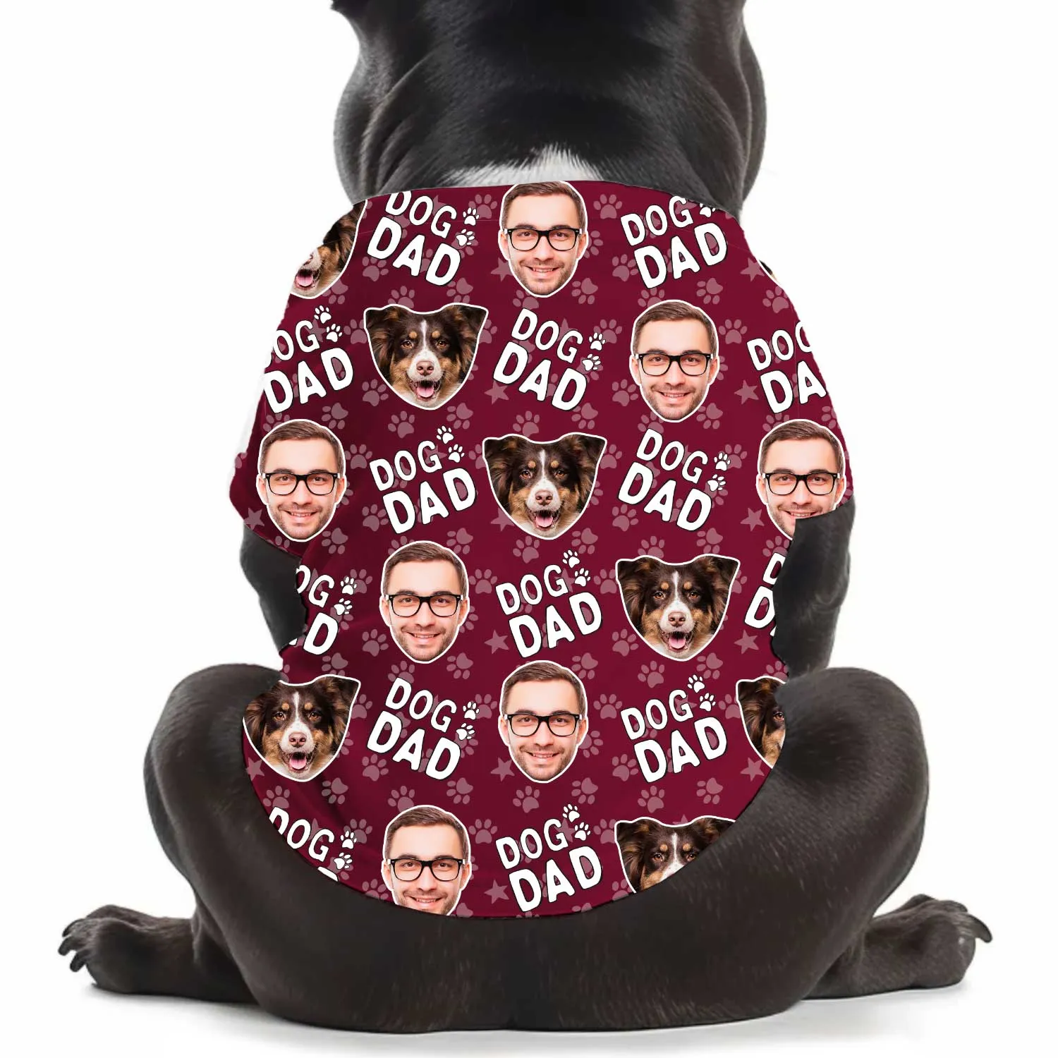 Dog Dad Personalised Dog T Shirt sold by Super Socks product image thumbnail 4