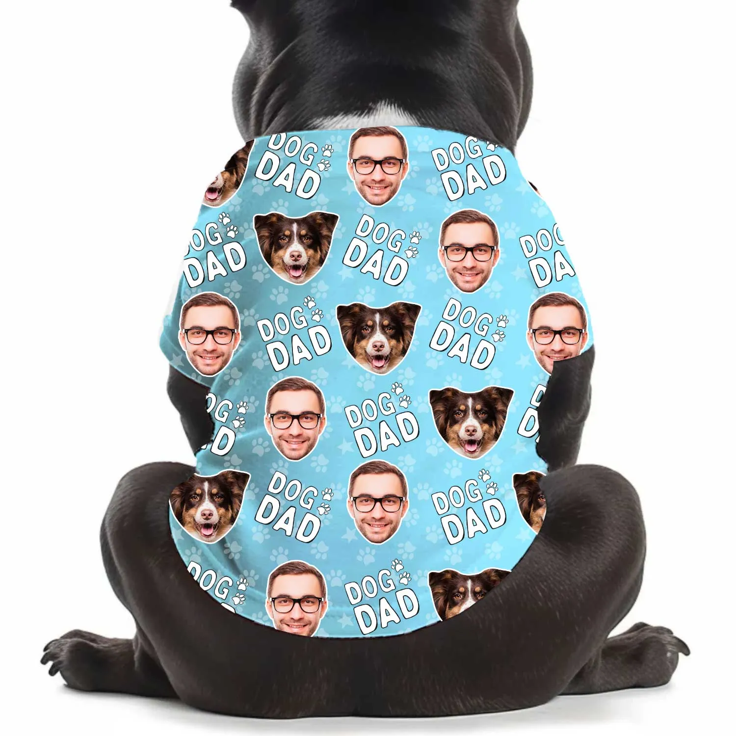Dog Dad Personalised Dog T Shirt sold by Super Socks product image thumbnail 2