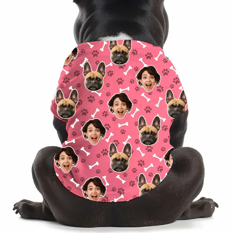 Dogsy Pattern Personalised Dog T Shirt sold by Super Socks