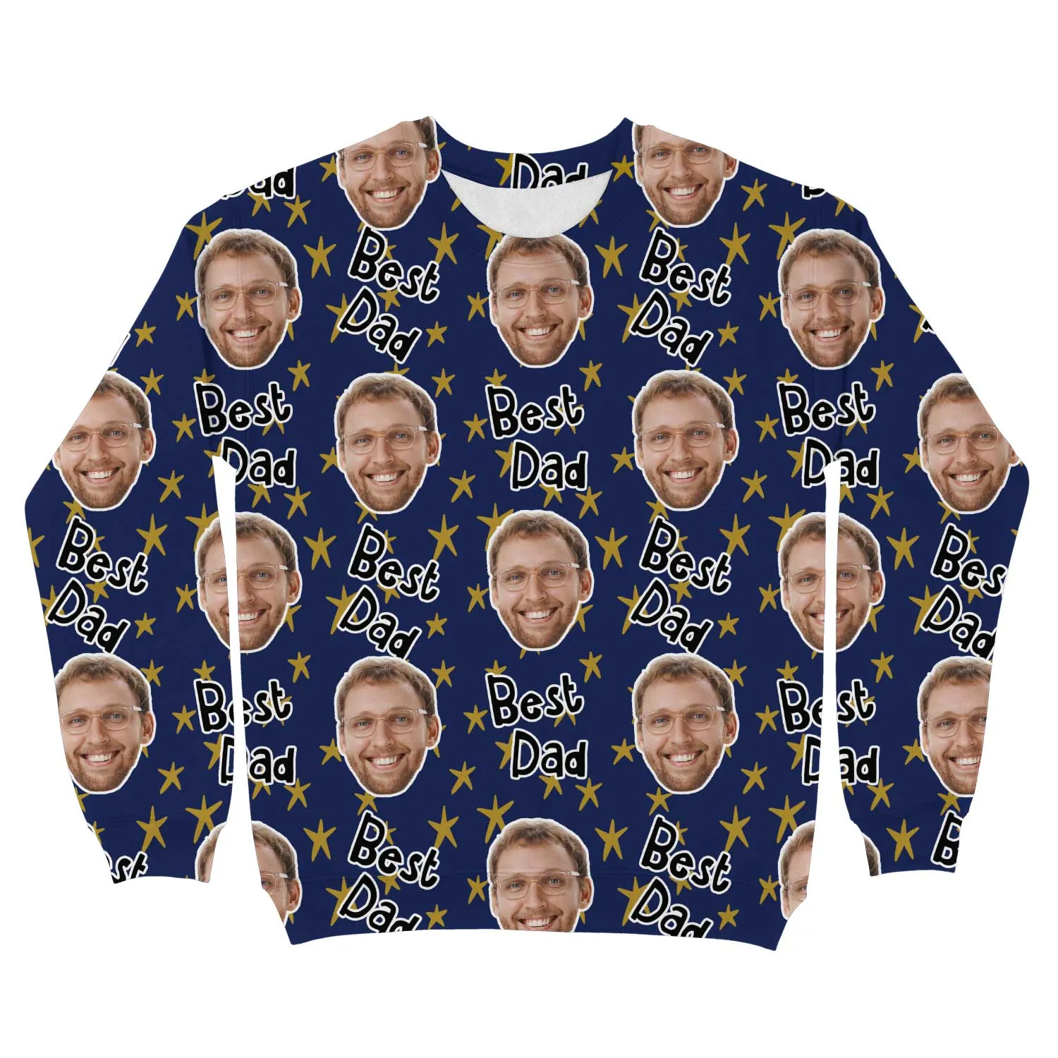 Best Dad Personalised Sweatshirt sold by Super Socks product image thumbnail 2
