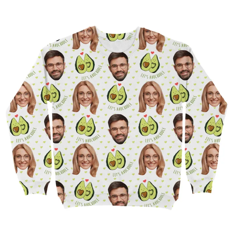 Avocuddle Personalised Sweatshirt sold by Super Socks