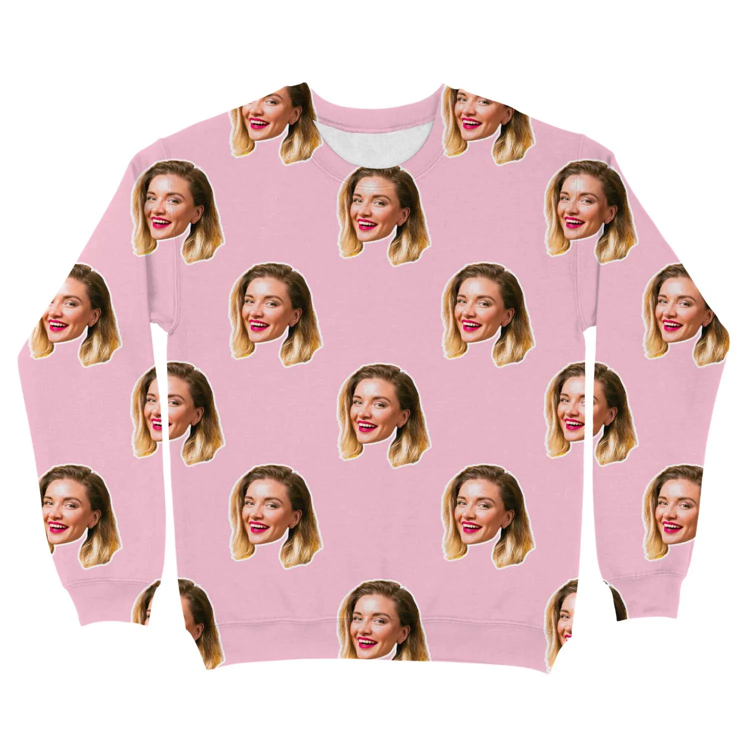 Your Face Personalised Sweatshirt sold by Super Socks product image thumbnail 4