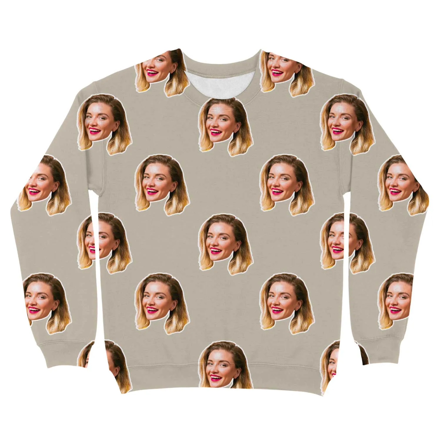 Your Face Personalised Sweatshirt sold by Super Socks product image thumbnail 2