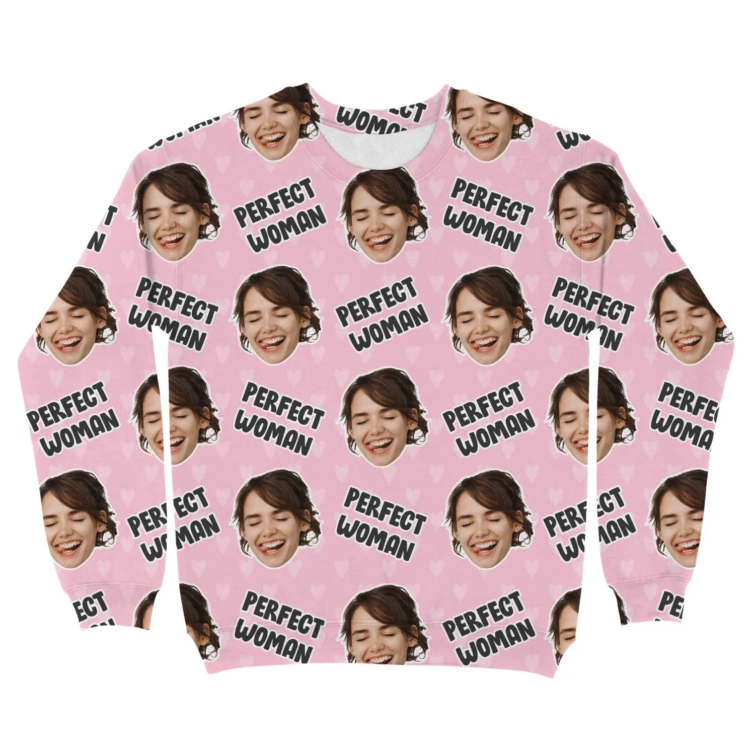 The Perfect Woman Personalised Sweatshirt sold by Super Socks product image thumbnail 4