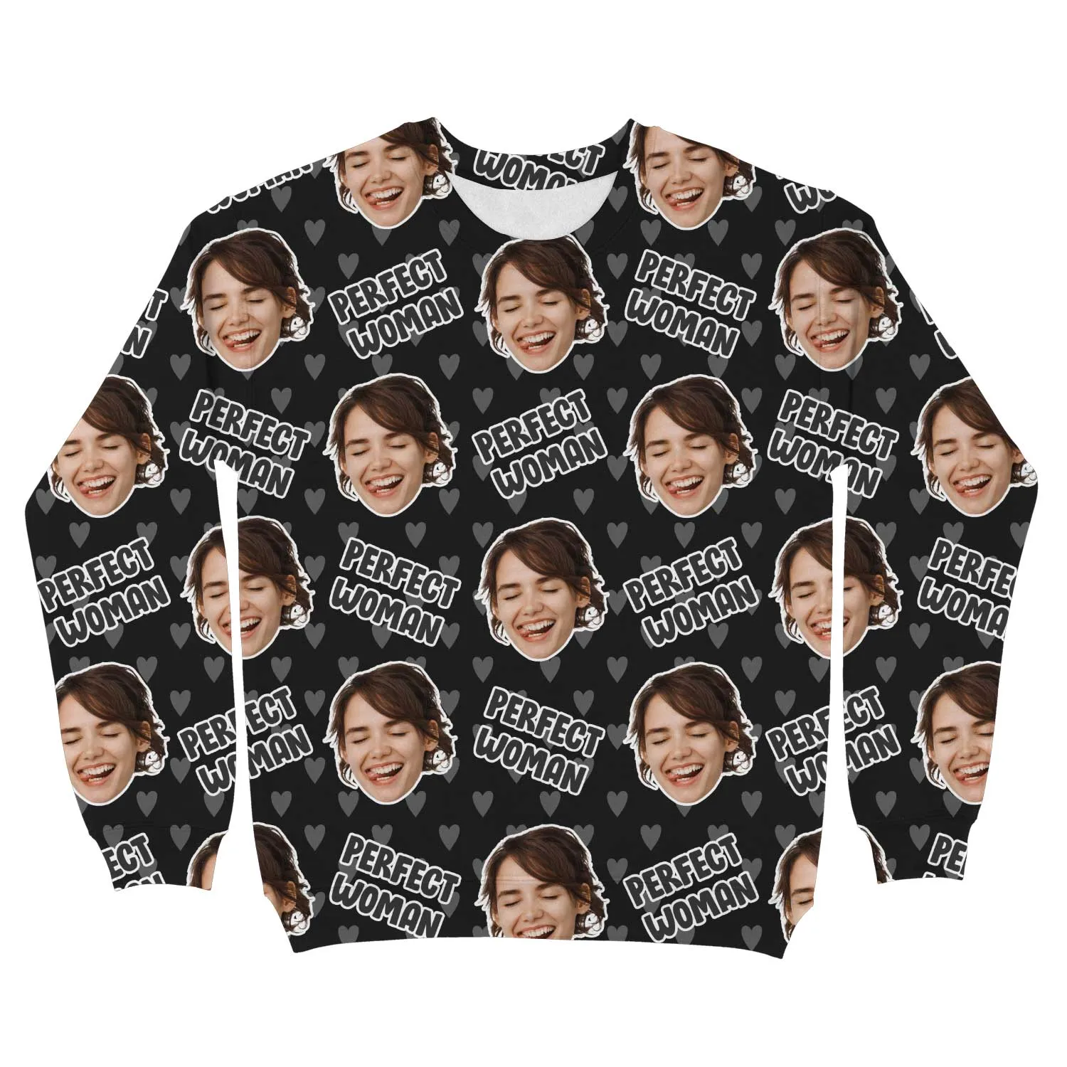 The Perfect Woman Personalised Sweatshirt sold by Super Socks product image thumbnail 5