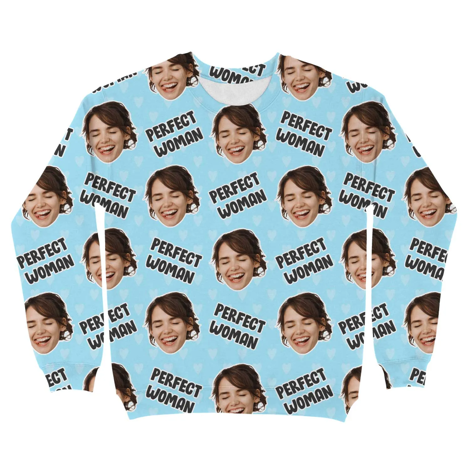 The Perfect Woman Personalised Sweatshirt sold by Super Socks product image thumbnail 3