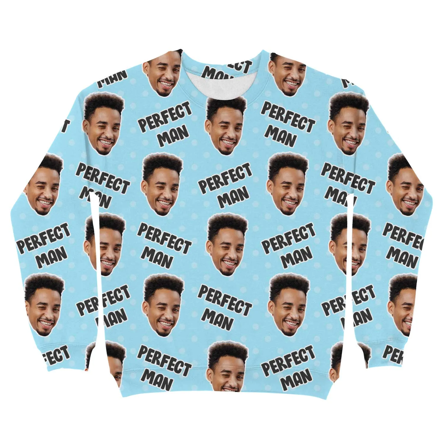 The Perfect Man Personalised Sweatshirt sold by Super Socks product image thumbnail 3
