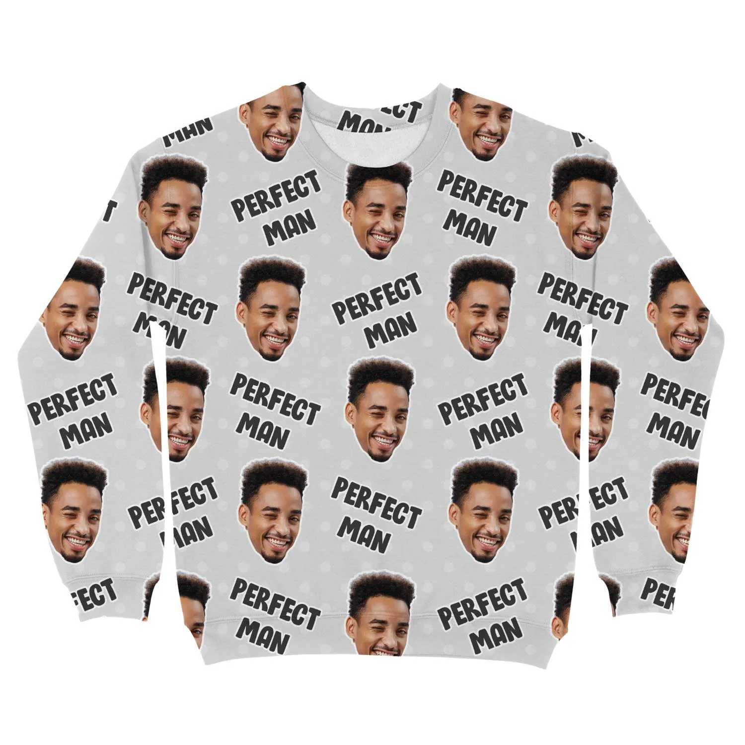 The Perfect Man Personalised Sweatshirt sold by Super Socks product image thumbnail 2