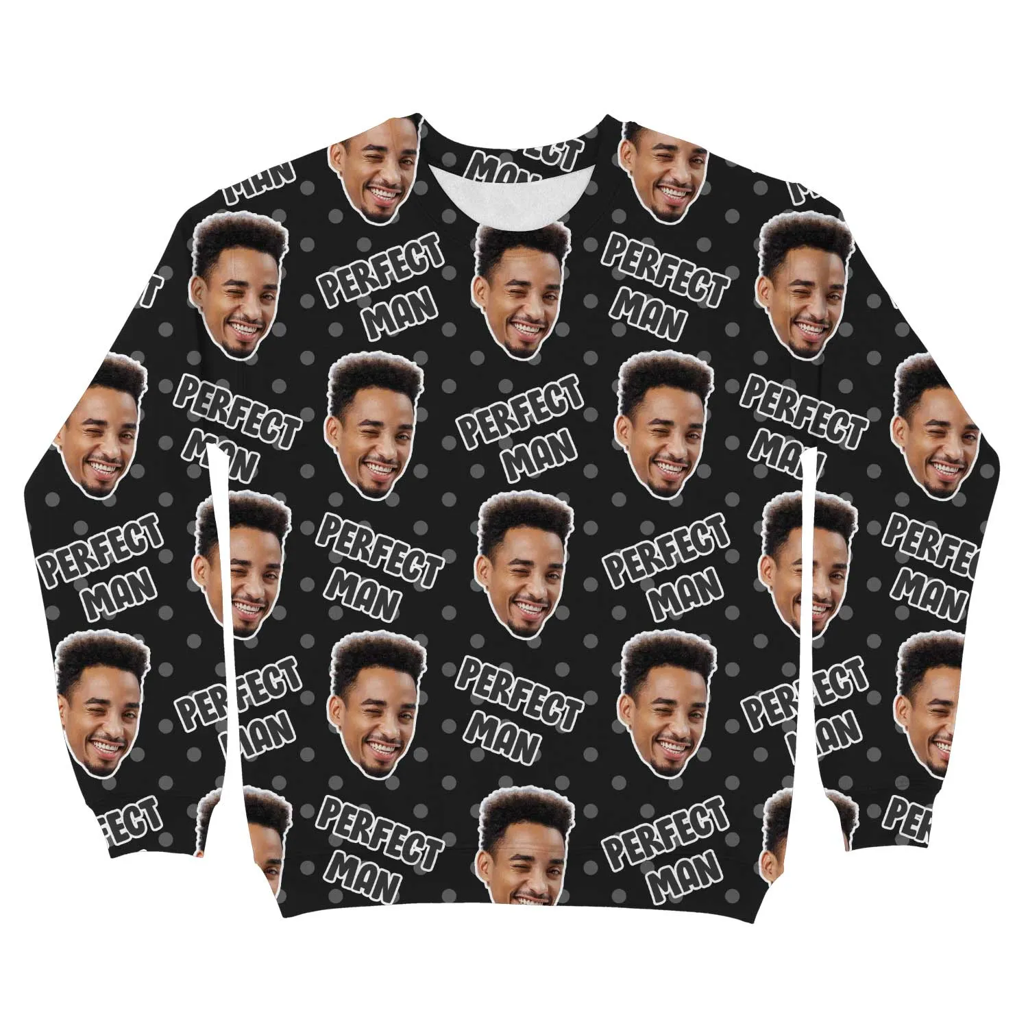 The Perfect Man Personalised Sweatshirt sold by Super Socks product image thumbnail 5