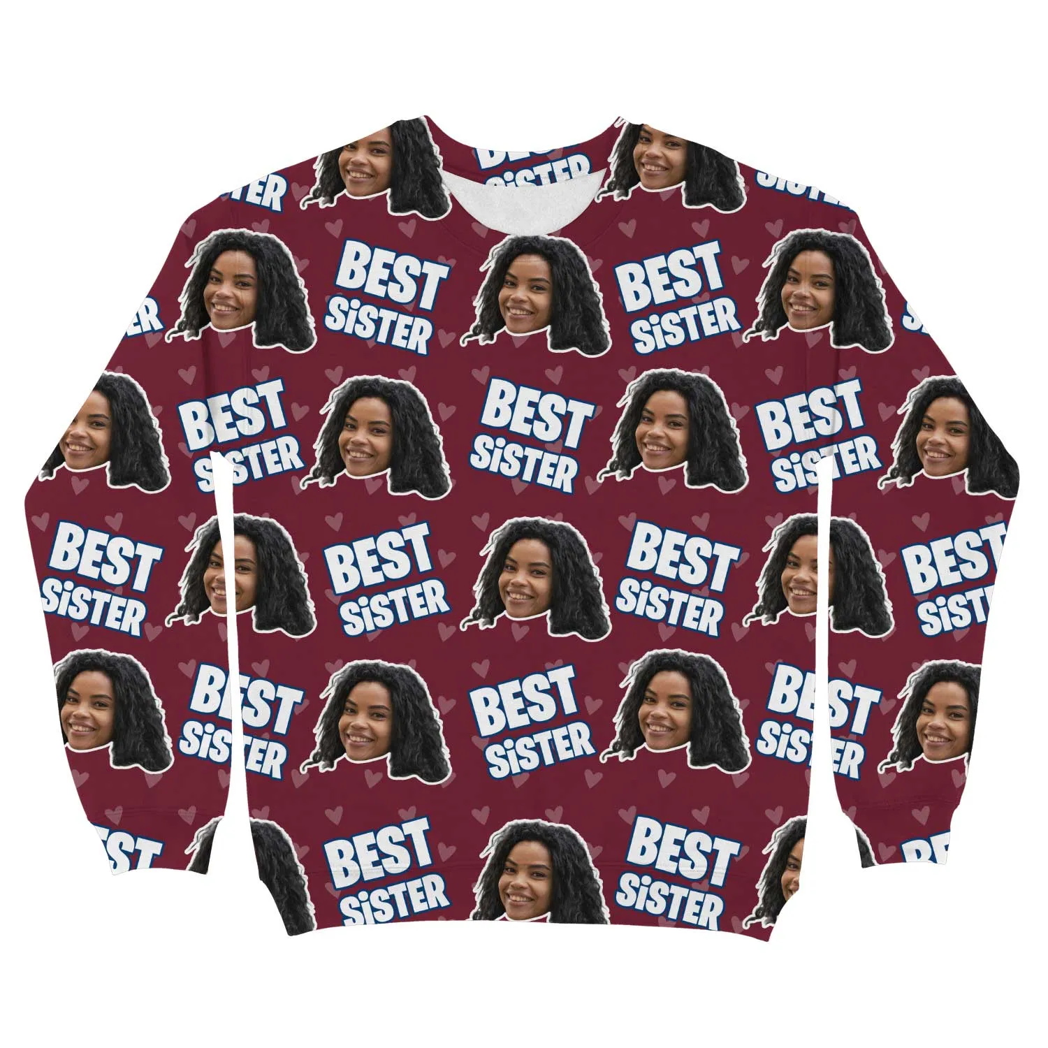 Best Sister Personalised Sweatshirt sold by Super Socks product image thumbnail 5