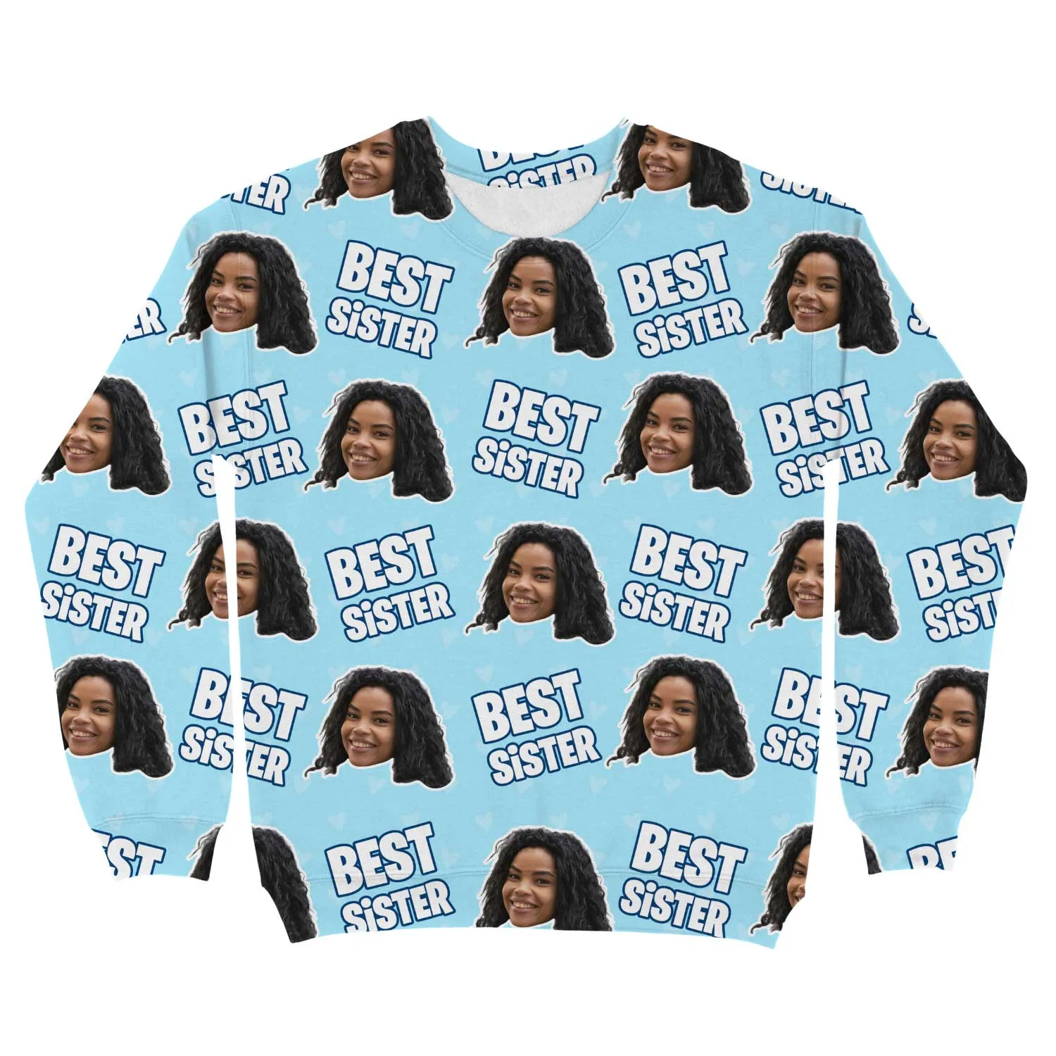 Best Sister Personalised Sweatshirt sold by Super Socks product image thumbnail 3
