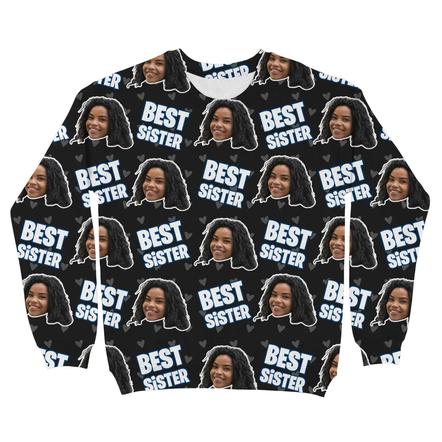 Best Sister Personalised Sweatshirt sold by Super Socks product image thumbnail 4