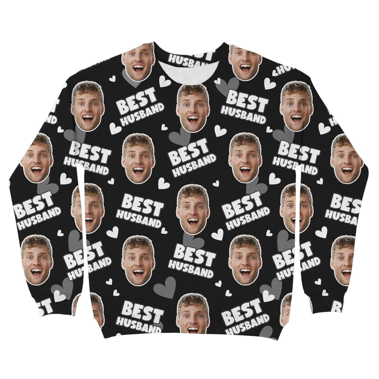 Best Husband Personalised Sweatshirt sold by Super Socks product image thumbnail 5