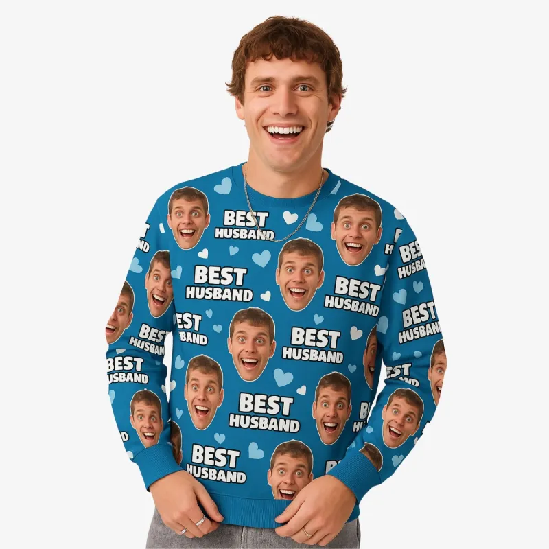 Best Husband Personalised Sweatshirt sold by Super Socks
