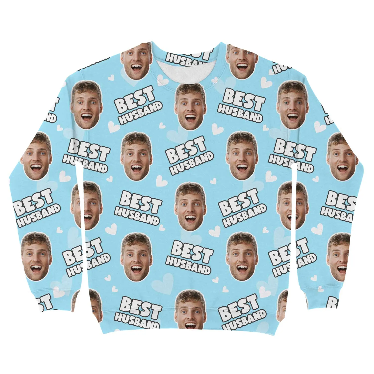 Best Husband Personalised Sweatshirt sold by Super Socks product image thumbnail 3