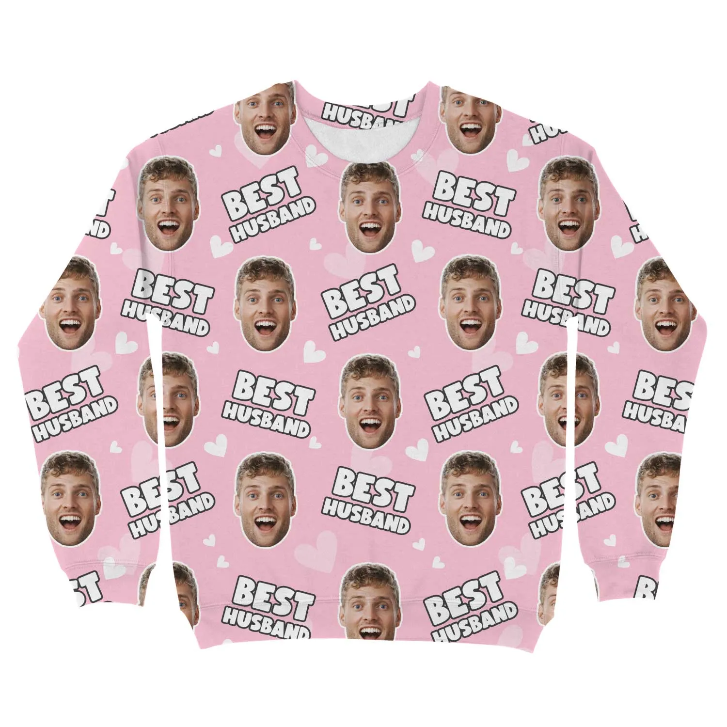 Best Husband Personalised Sweatshirt sold by Super Socks product image thumbnail 4