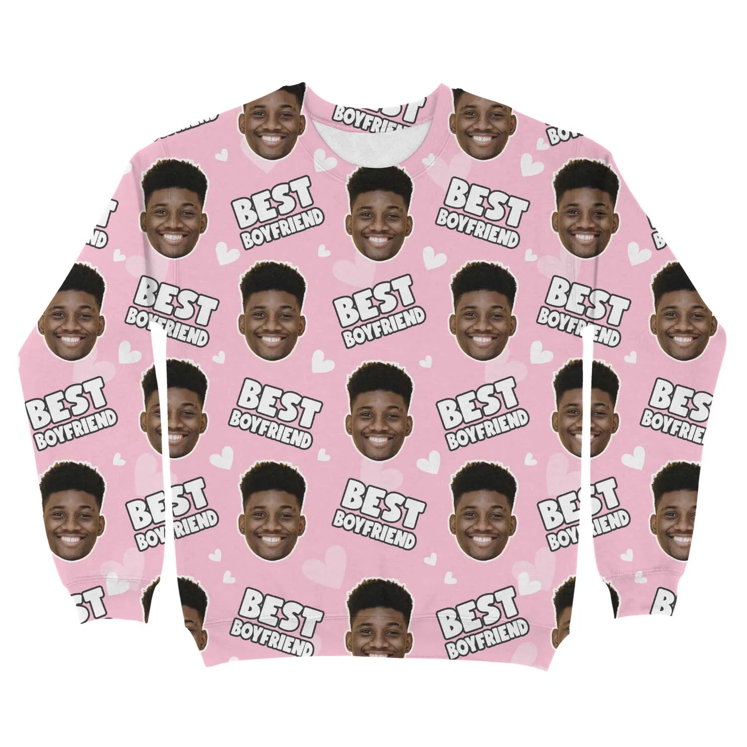 Best Boyfriend Personalised Sweatshirt sold by Super Socks product image thumbnail 4
