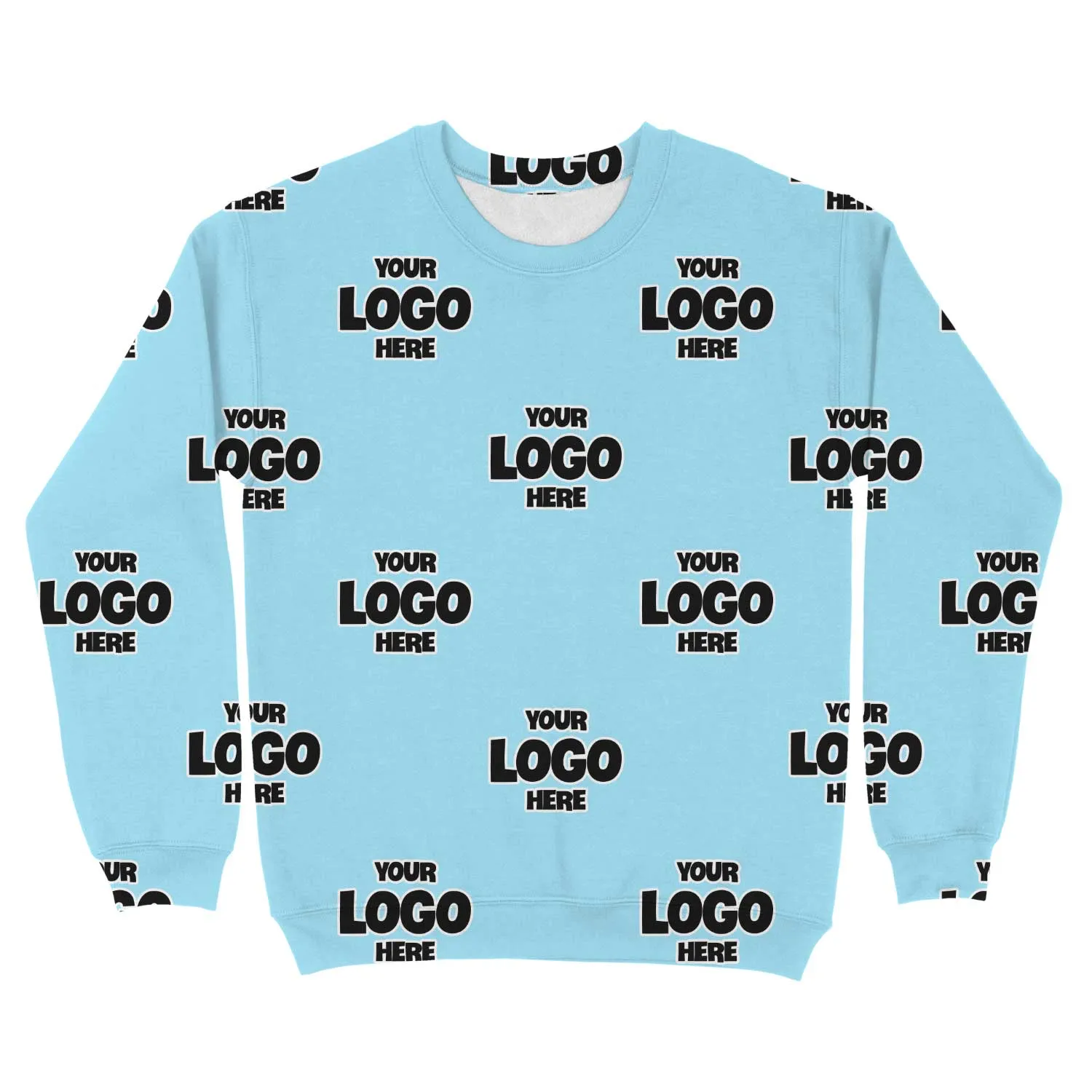 Personalised Full-Print Sweatshirt with Your Business Logo sold by Super Socks product image thumbnail 3