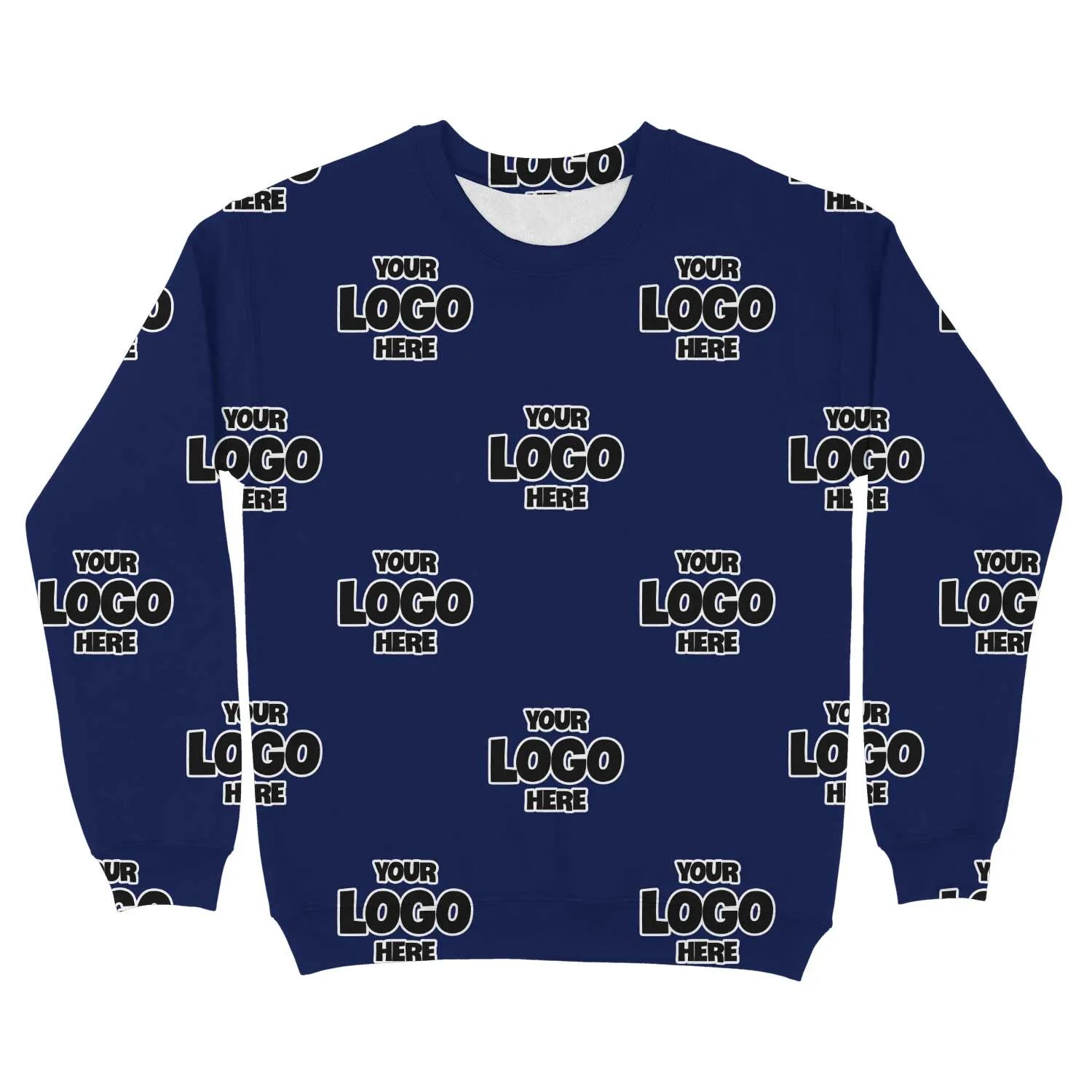 Personalised Full-Print Sweatshirt with Your Business Logo sold by Super Socks product image thumbnail 2