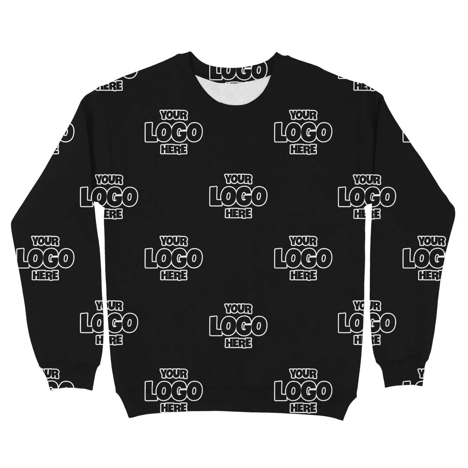 Personalised Full-Print Sweatshirt with Your Business Logo sold by Super Socks product image thumbnail 5