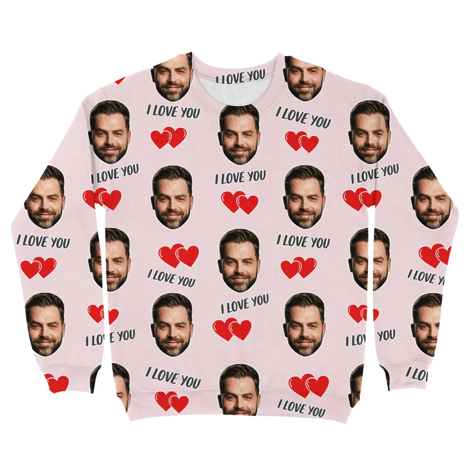 I Love You Personalised Sweatshirt sold by Super Socks product image thumbnail 5