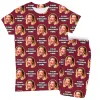 Women's Face & Message Personalised Pyjamas - Trouser Set sold by Super Socks