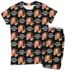 Women's Face & Message Personalised Pyjamas - Trouser Set sold by Super Socks