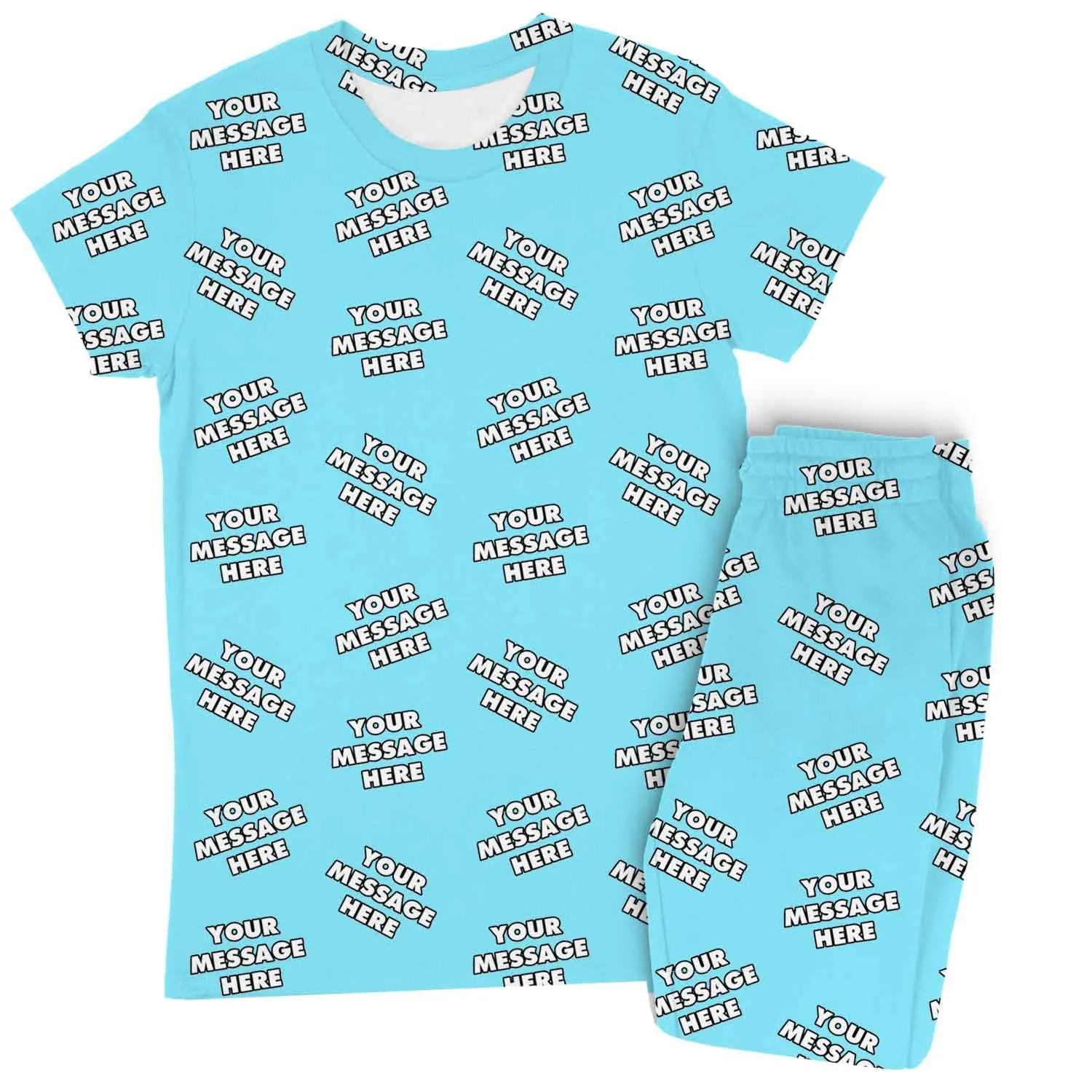 Women's Personalised Message Pyjamas - Trouser Set sold by Super Socks product image thumbnail 2