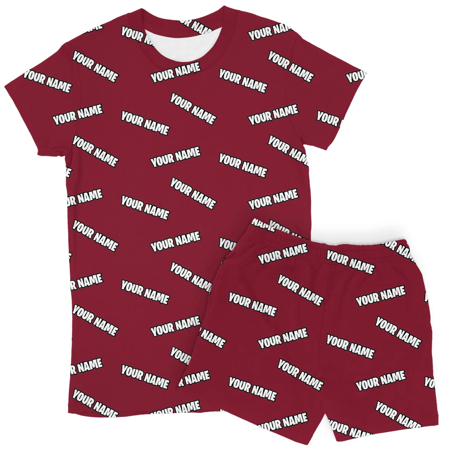 Your Name Women's Personalised PJs - Shorts Set sold by Super Socks product image thumbnail 5