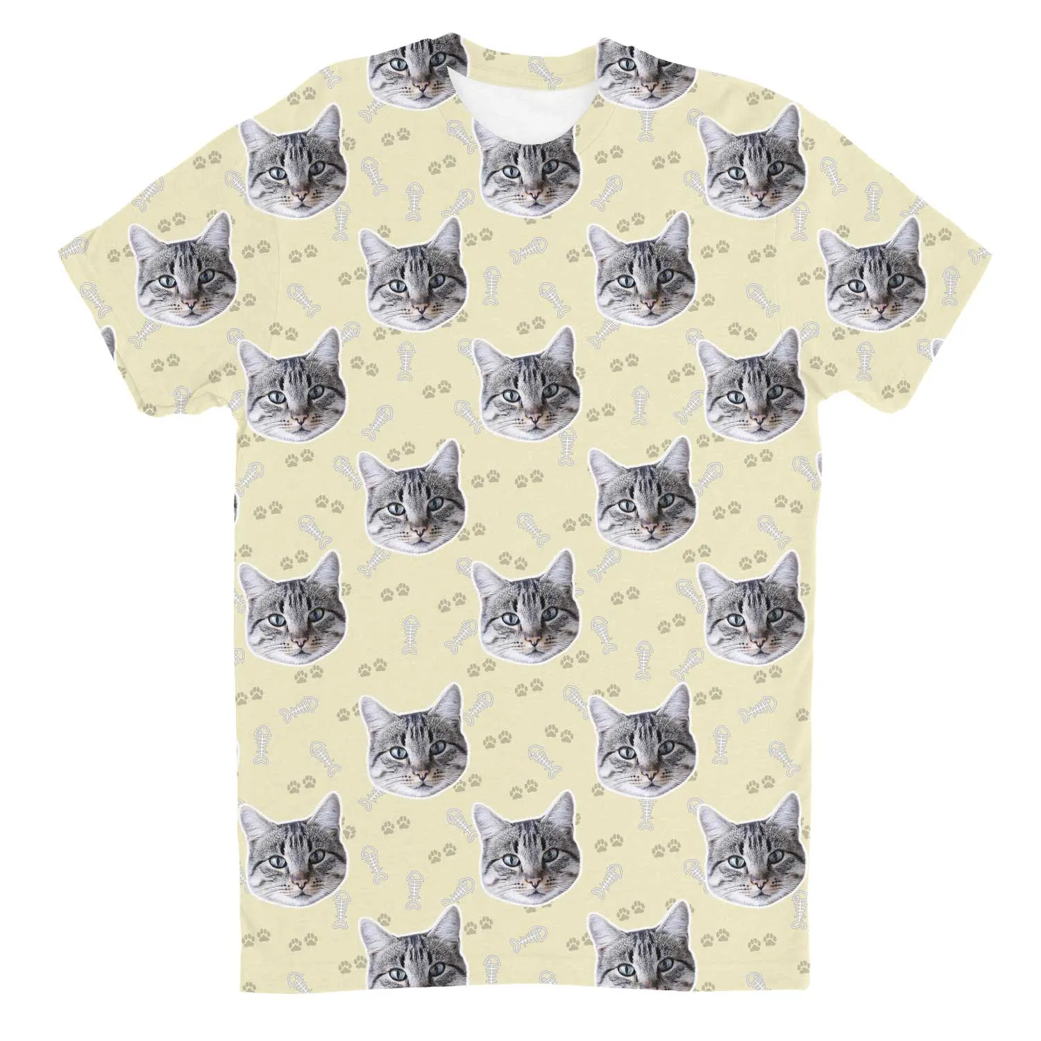 Your Cat Custom T-Shirt sold by Super Socks product image thumbnail 3