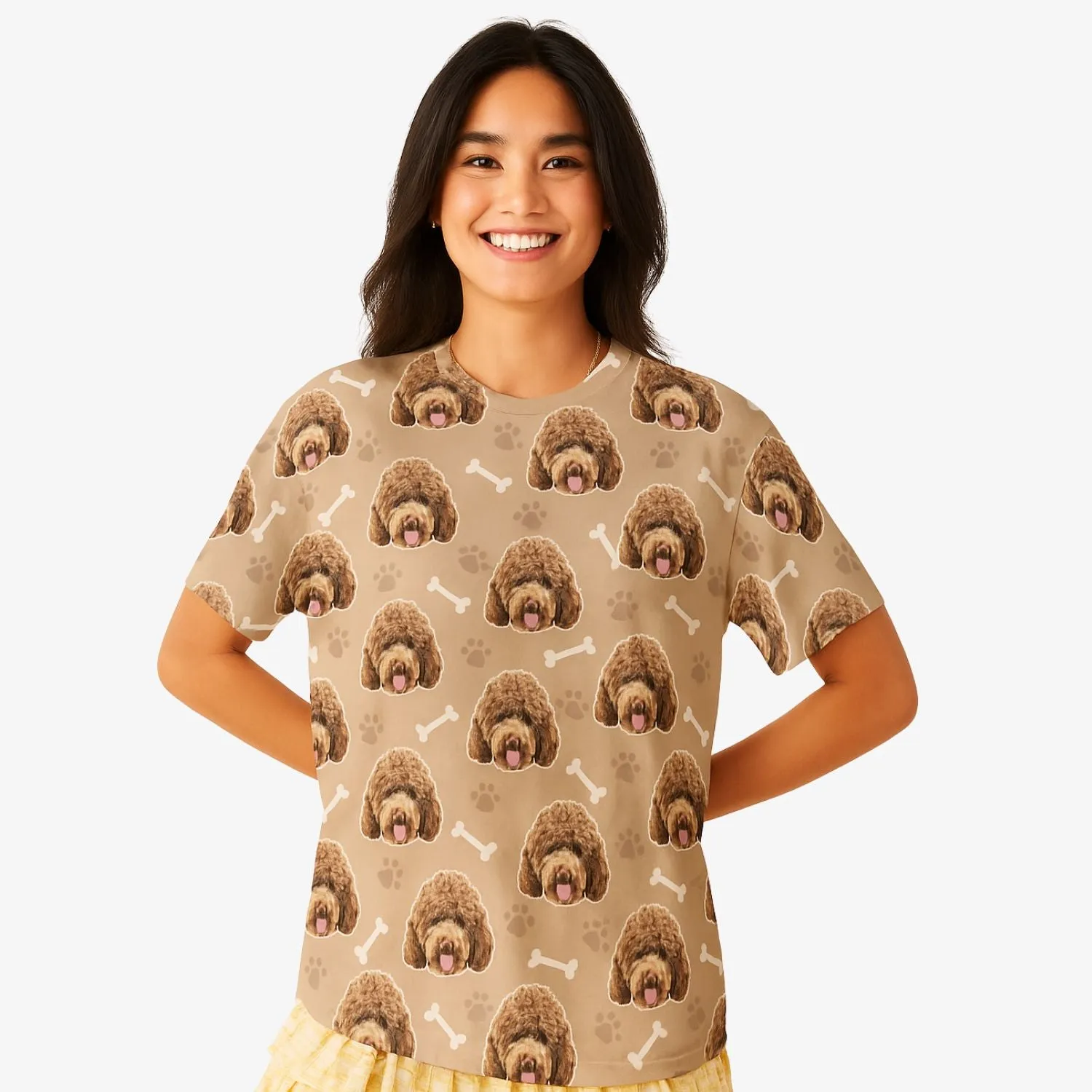 Your Dog Custom T-Shirt sold by Super Socks product image thumbnail 2