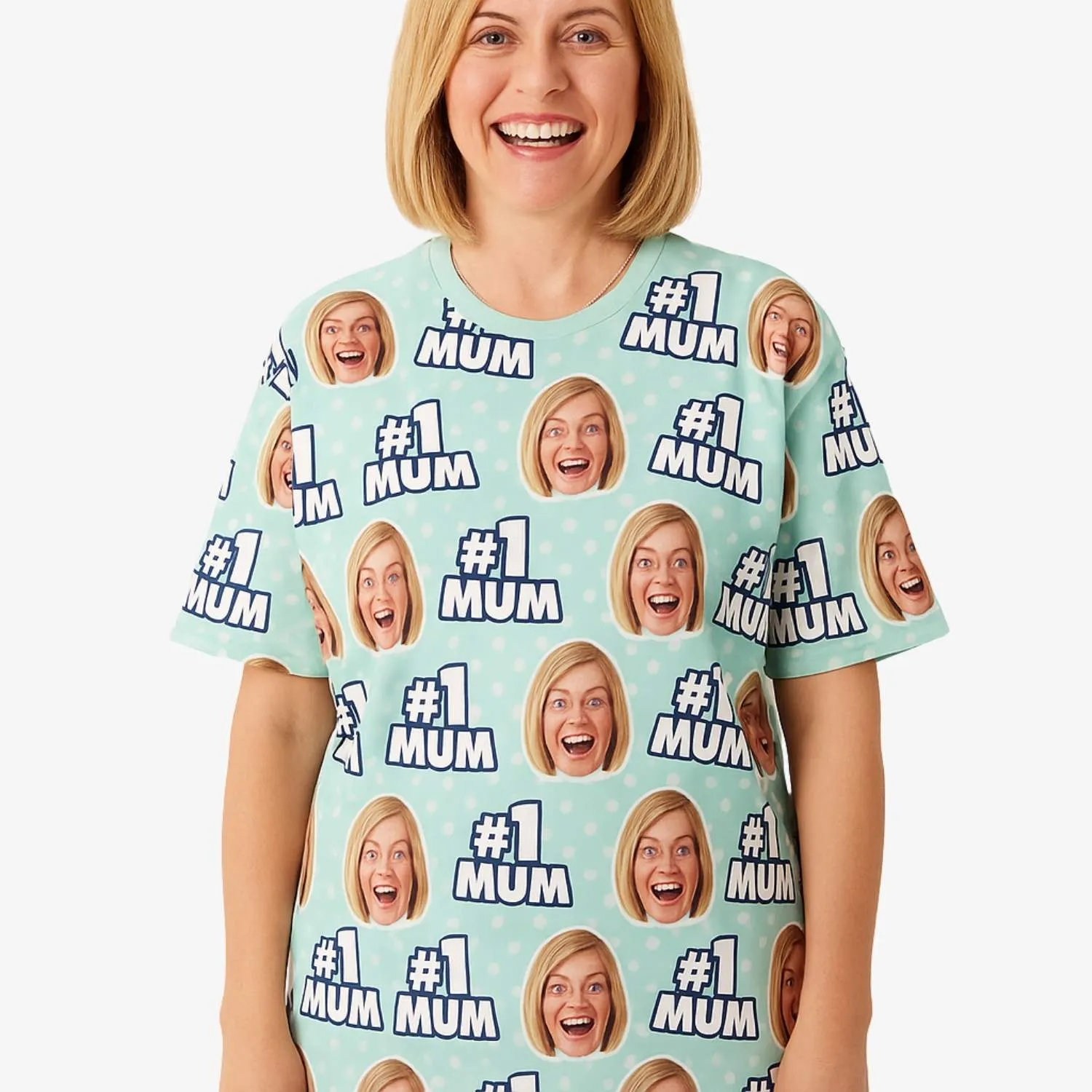 Number 1 Mum Custom T-Shirt sold by Super Socks