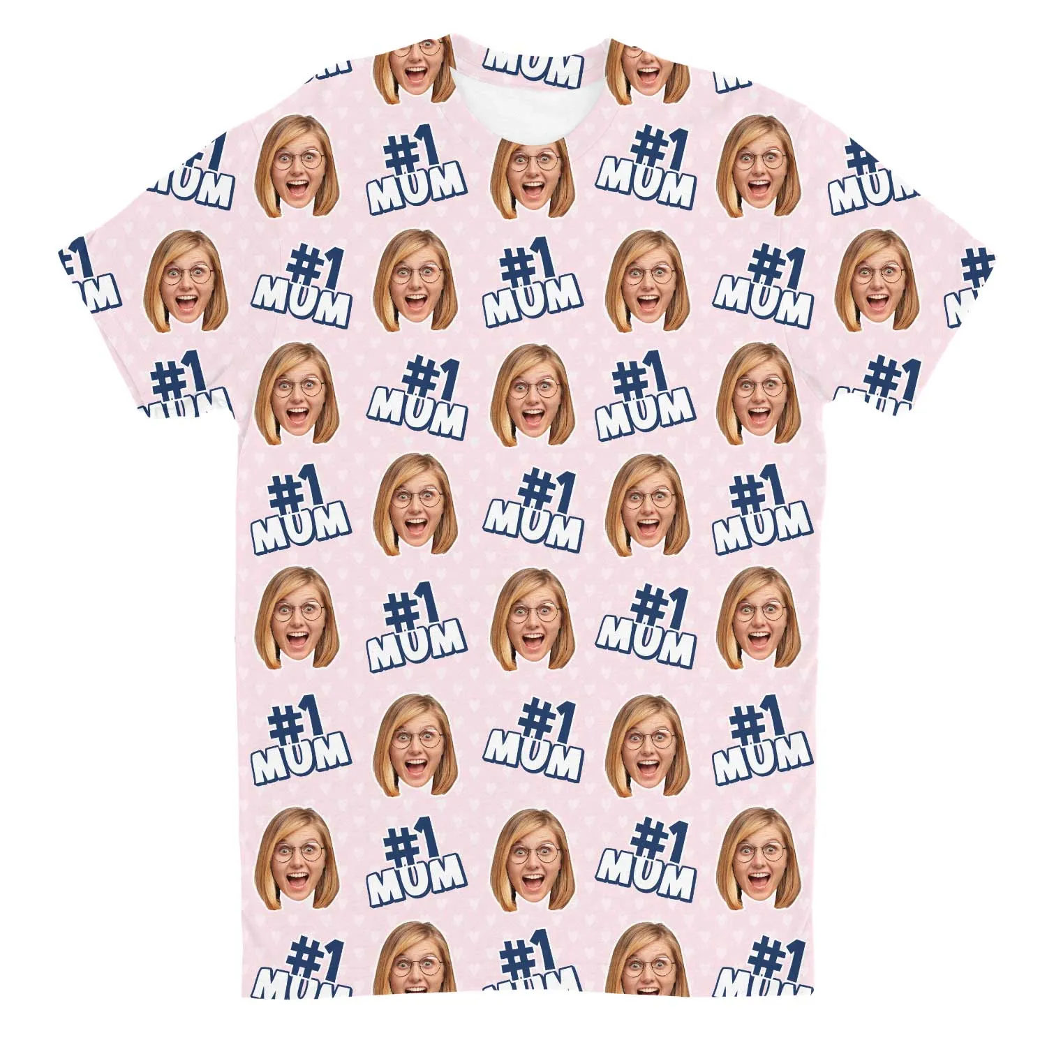 Number 1 Mum Custom T-Shirt sold by Super Socks product image thumbnail 5