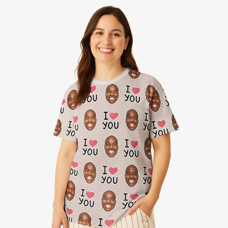 I Heart You Custom T-Shirt sold by Super Socks